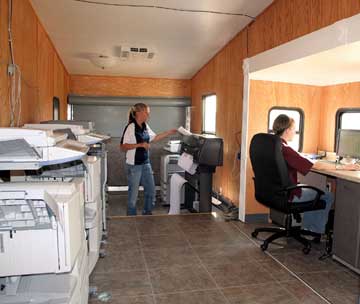 Inside Trailer
