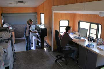 Inside Trailer
